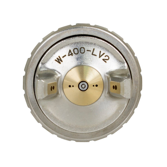 Pistol de vopsit profesional W-400 Anest Iwata - detaliu duza aer LV2