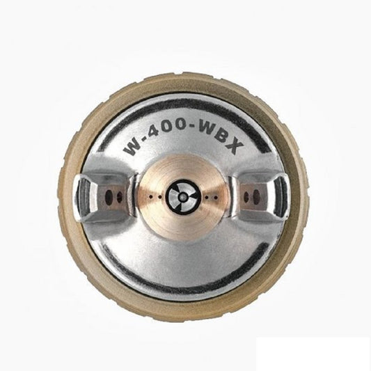 Pistol de vopsit profesional W-400 WBX Anest Iwata detaliu duza aer