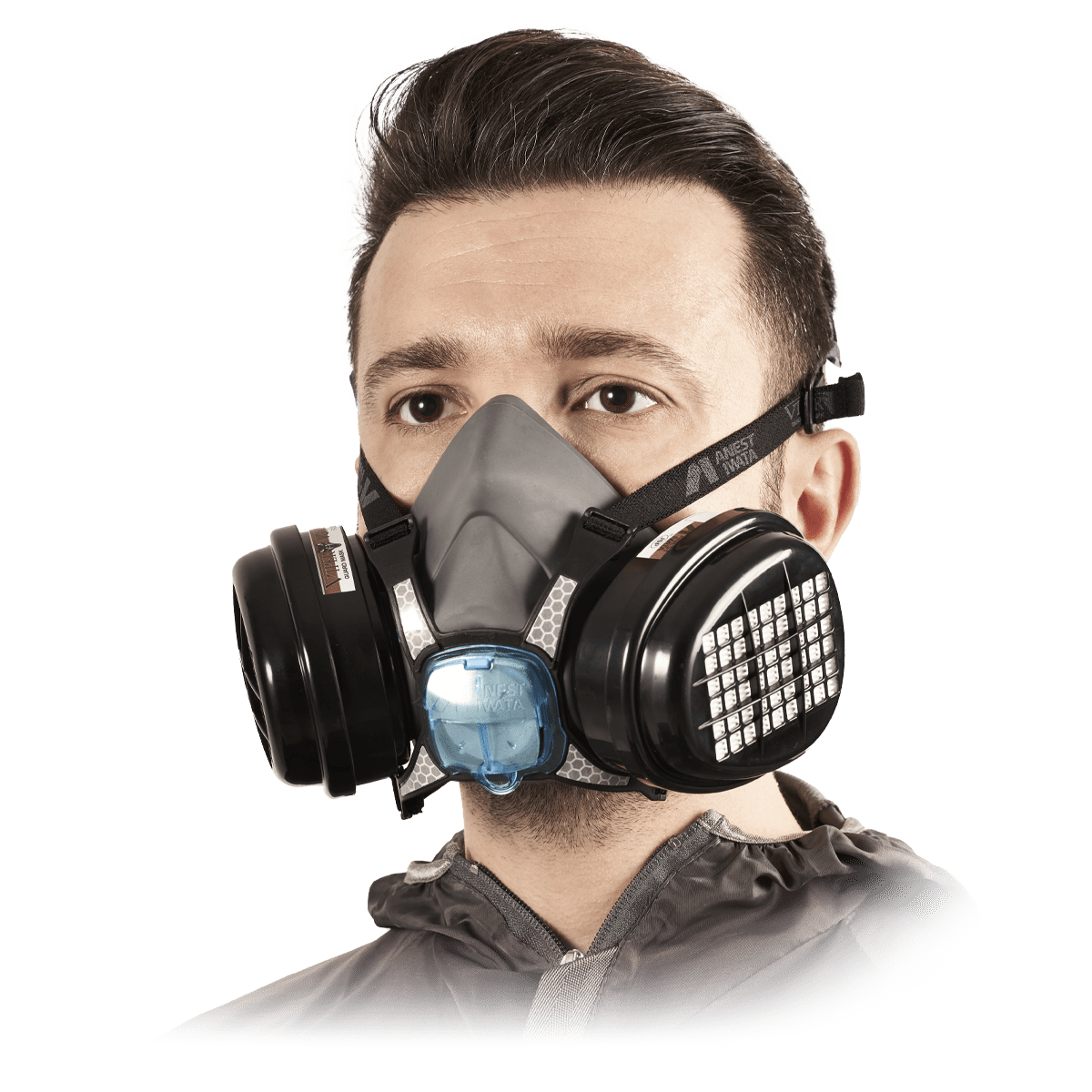 Mască protecție vopsitorie Viper cu filtre A2P3R / AB1P2R – pentru vapori și gaze