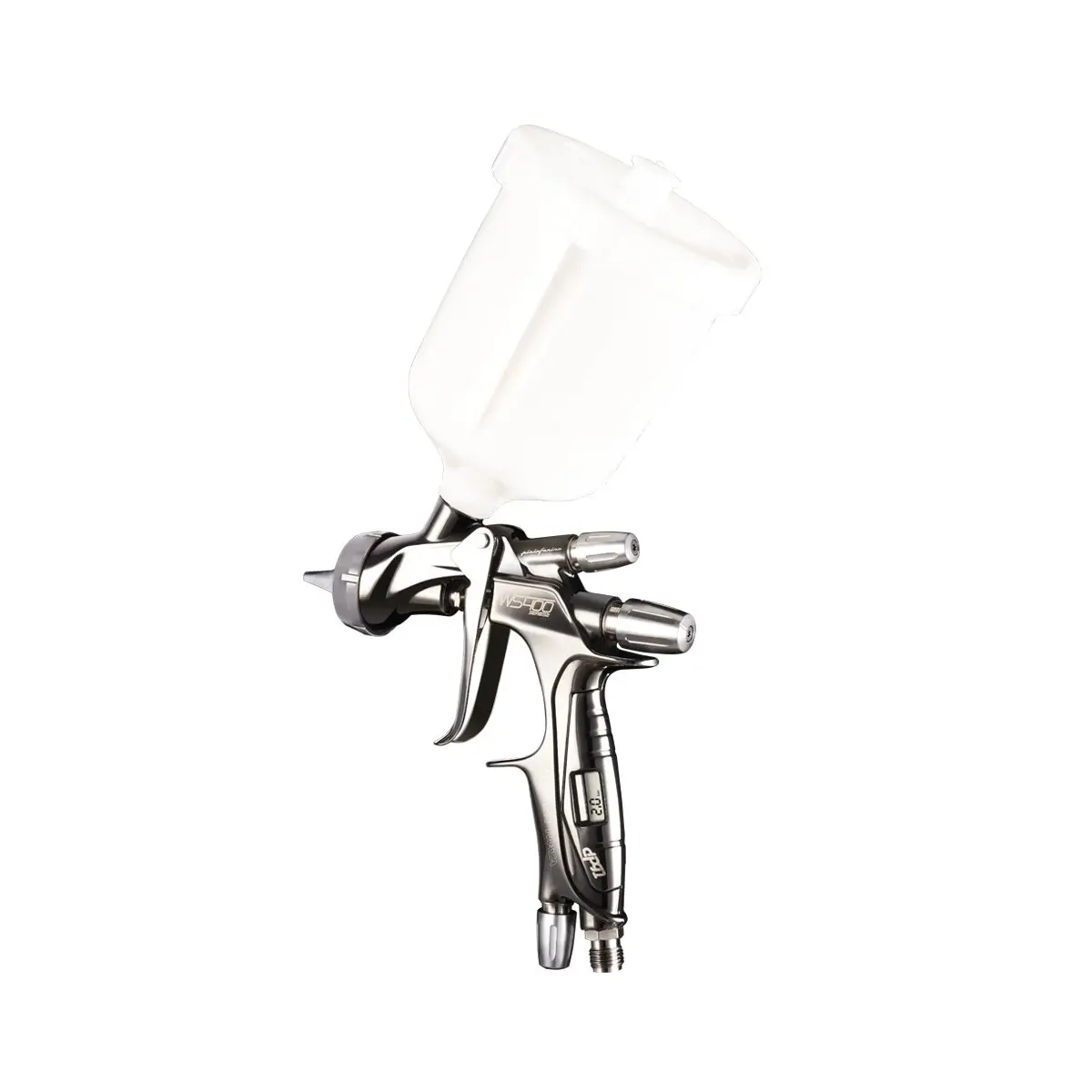 pistol de vopsit auto profesional anest iwata WS-400 sr2 clear digital side view