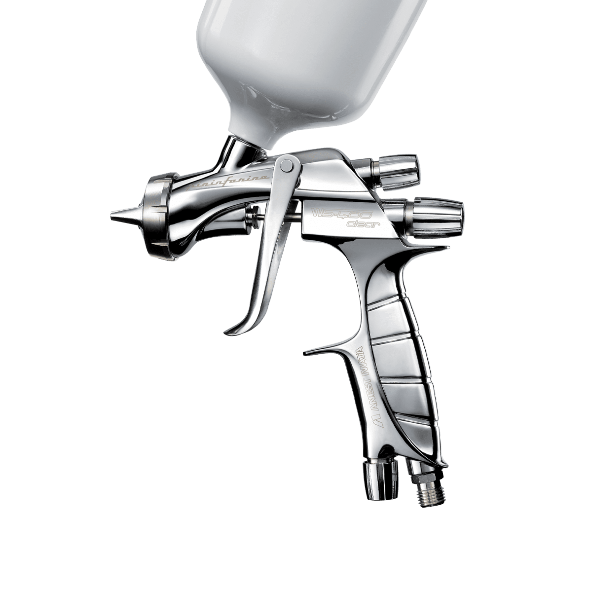 pistol de vopsit profesional Anest Iwata WS-400 SR2 clear standard pentru lac, imagine detaliu