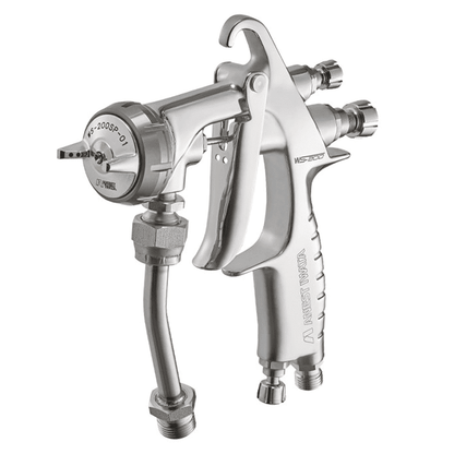 Pistol de vopsit industrial Anest Iwata WS-200 SP Split Nozzle vedere laterala