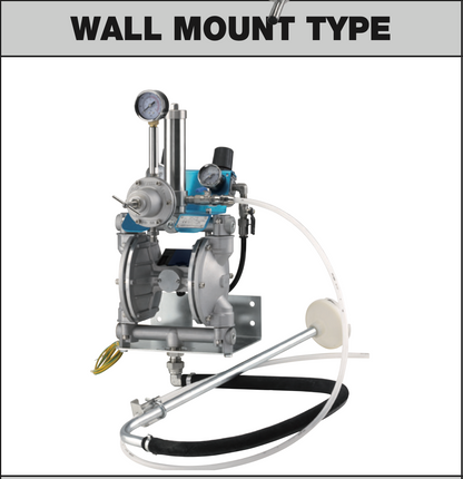 Pompă de vopsit Anest Iwata DPS-120 cu diafragmă montaj pe perete