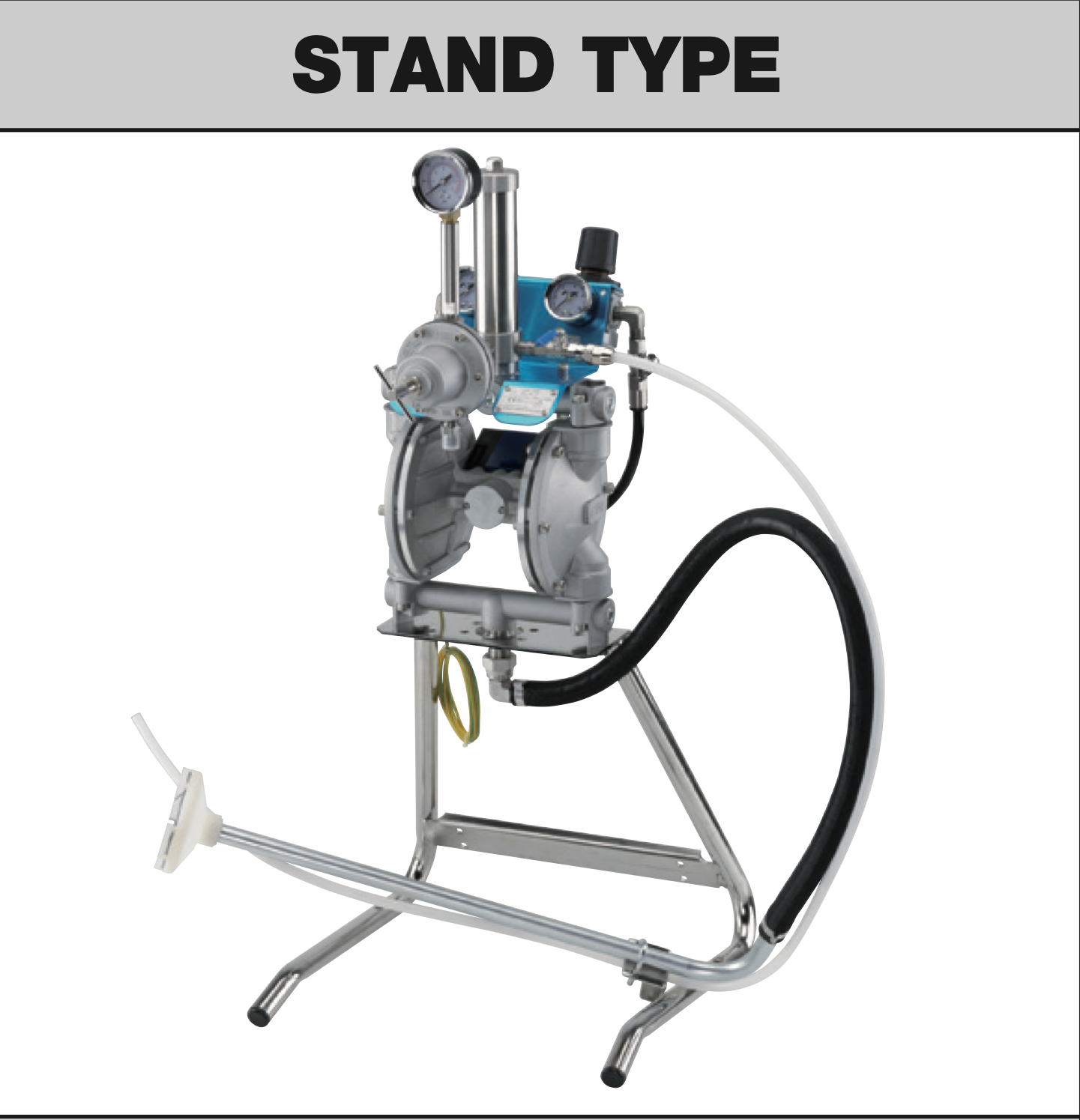 Pompă de vopsit Anest Iwata DPS-120 cu diafragmă montaj pe stand