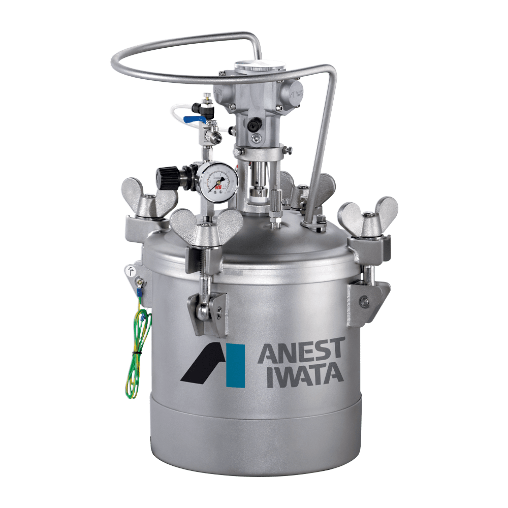 Recipient de vopsit sub presiune Anest Iwata PET 10 N / MN detaliu