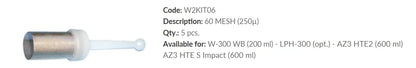 Filtre pentru pistoale de vopsit modelele W-300 și LPH-300 Anest Iwata, AirGunsa AZ3 HTE2 și AZ3 HTE-S Impact
