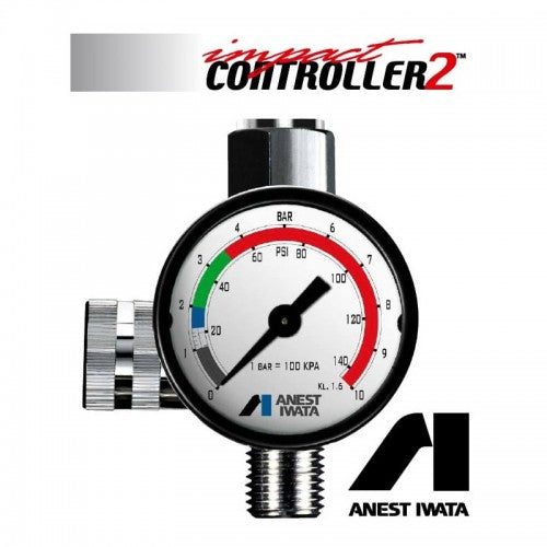 manometru impact controller-2 cu regulator pistol de vopsit Anest Iwata