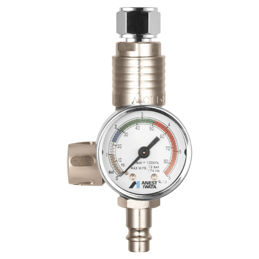 manometru cu regulator pistol de vopsit Anest Iwata HVC-2