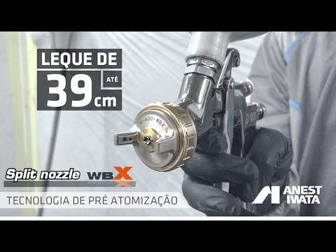 Video demonstrativ pistol de vopsit W-400 WBX Anest Iwata