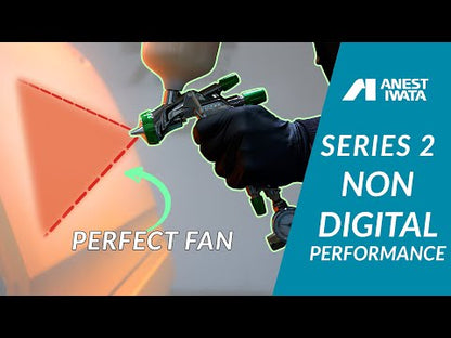 Demonstratie pistol de vopsit Anest Iwata WS-400SR2 CLEAR Digital pentru lac auto